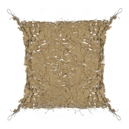 Подсилена UV-устойчива камуфлажна мрежа с две лица Shadow Sail Sand - 5 x 5 м