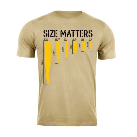 Тениска Size Matters Sand
