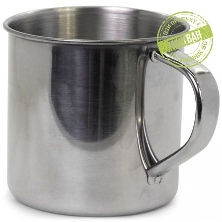 Стоманено къмпинг канче 300 ml