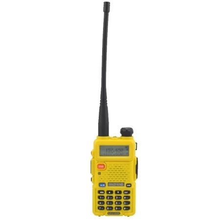 Двубандова радиостанция Baofeng UV-5R Yellow 8W с 128 канала