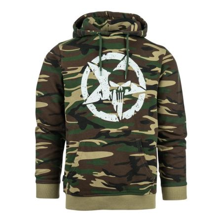 Камуфлажен суитшърт Punisher Army