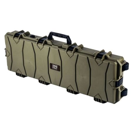 Полимерен калъф за пушка с колела 101Inc Army Green - 102см