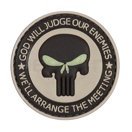 Гумена нашивка God Will Judge
