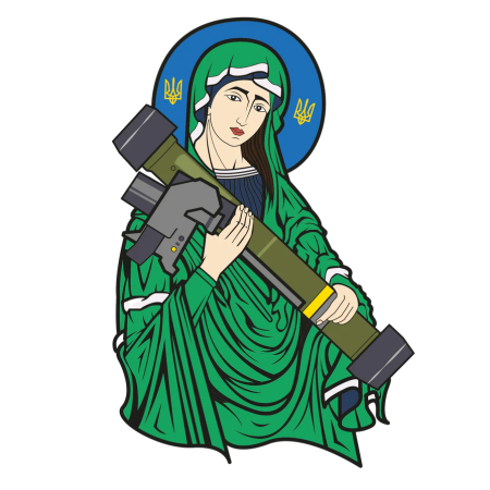 Акрилна нашивка Javelin protector of Ukraine
