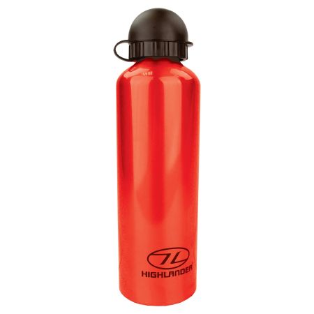 Алуминиева бутилка за вода Highlander Red 750ml