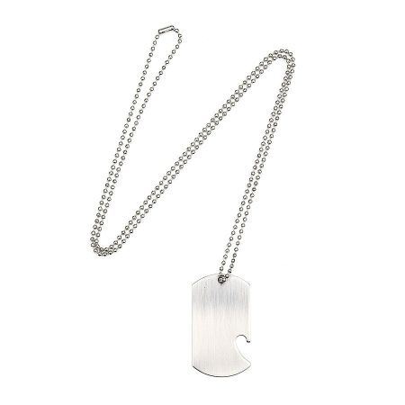 Медальон плочка Dog tag с отварячка