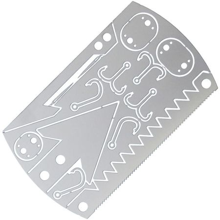 Карта за оцеляване с рибарски такъми Marbles Angler's card