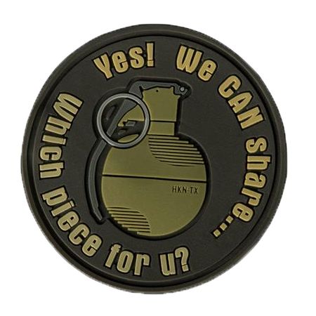 Нашивка "Yes, We can share"