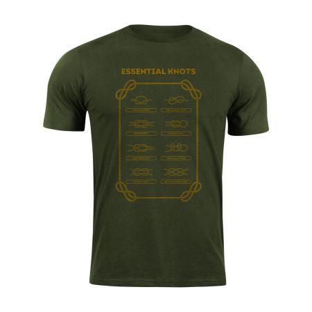 Тениска Essential Knots Green